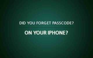 Забыли пароль на iPhone 5, 5c, 6, 6 plus?