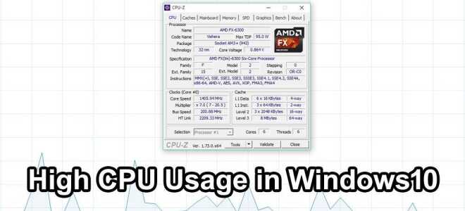 Исправлено: высокая загрузка ЦП (использование) в Windows 10
