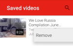 Как удалить сохраненные видео YouTube, чтобы освободить место