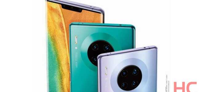 Камера и другие характеристики Huawei Mate 30 Pro просочились до запуска