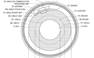 Sony запатентовала контактные линзы, способные снимать фотографии