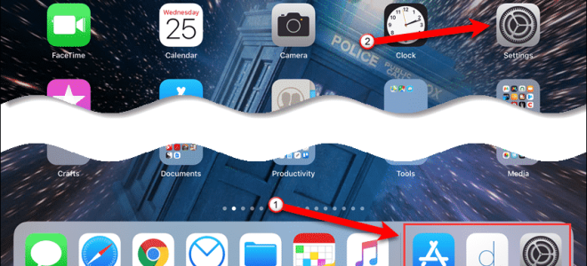 Как скрыть последние приложения на док-станции iPad в iOS 11