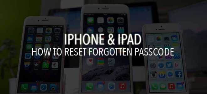 Сброс забытого пароля Apple Store на iPhone, iPad, iPad mini, iPod touch