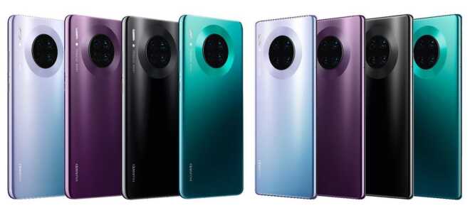 Huawei Mate 30 и 30 Pro: проверьте варианты цвета