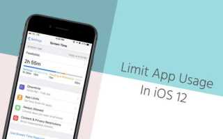 Как использовать функцию «Время экрана» в iOS 12 и ограничить использование приложений в iPhone?