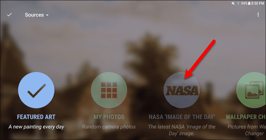 Нажмите НАСА в Музее
