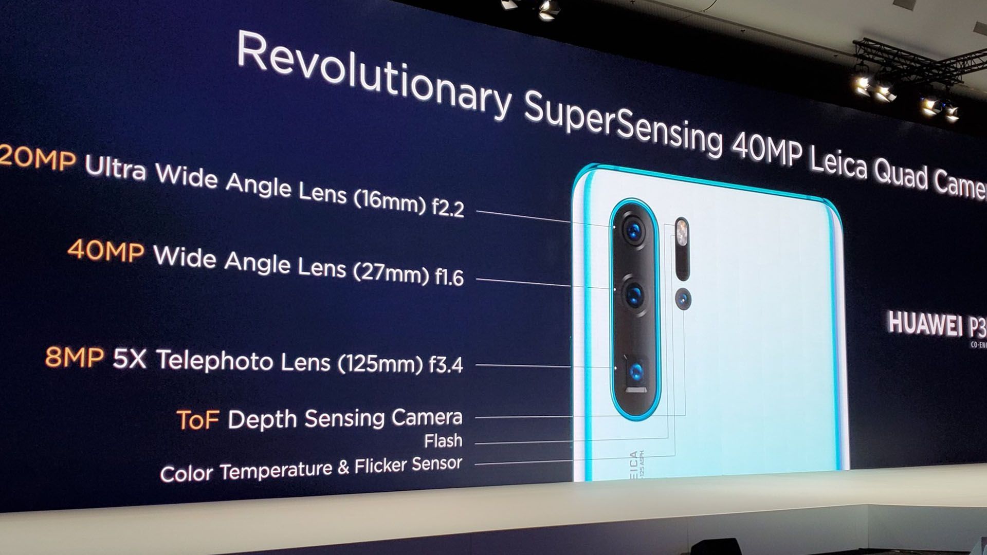 Huawei запустила P30 про с 6,47-дюймовым изогнутым дисплеем и мощной четырехъядерной задней установкой камеры