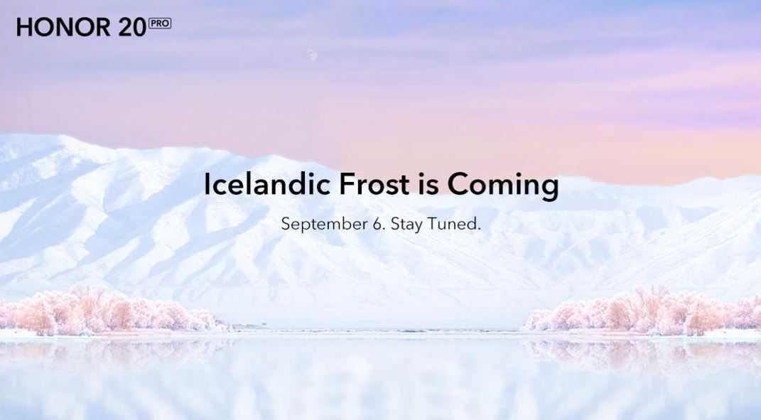 Исландский морозный вариант Honor 20 Pro будет представлен на IFA 2019