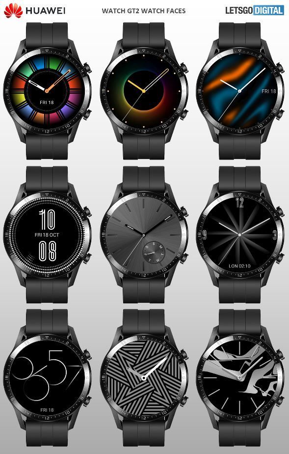 Вот's our first look at HarmonyOS watch face designed for Watch GT 2 