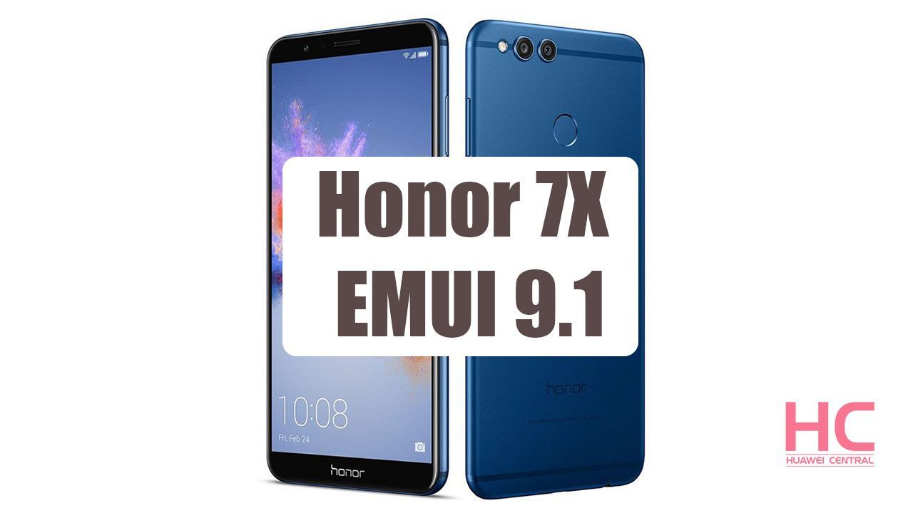 Немногие счастливые пользователи Honor 7X получают обновление EMUI 9.1 в Индии