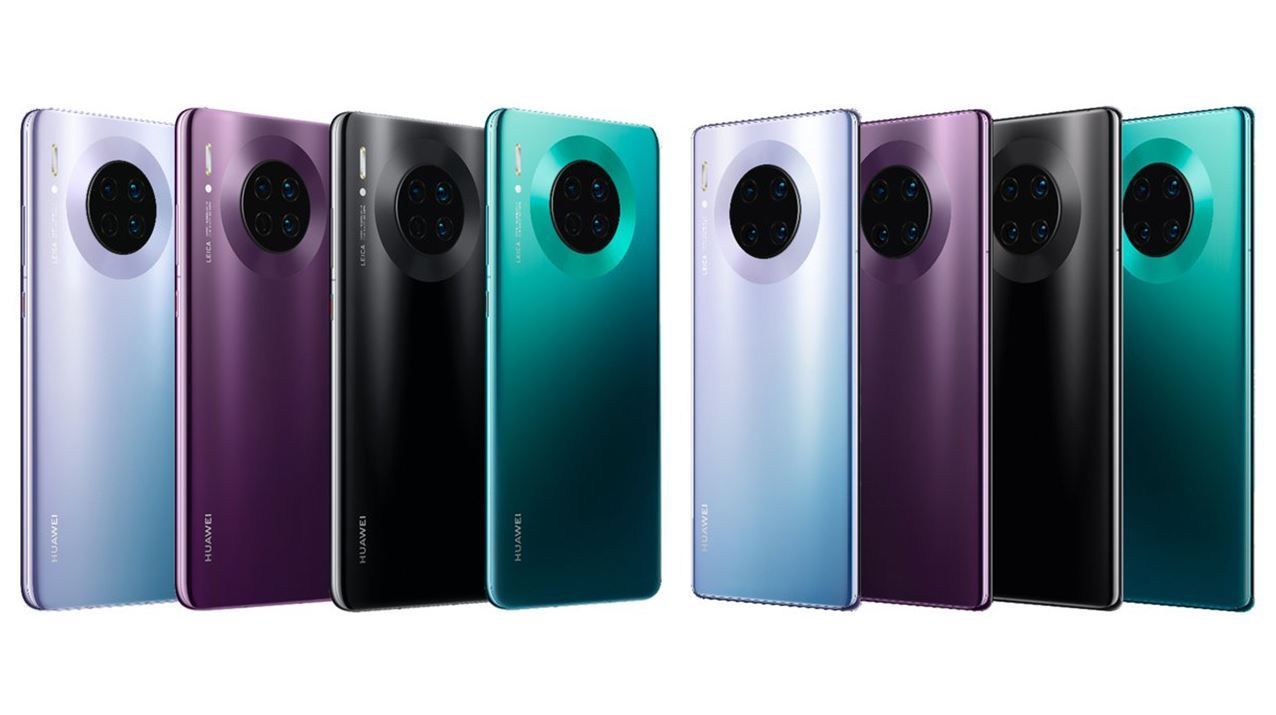 Huawei Mate 30 и 30 Pro: проверьте варианты цвета