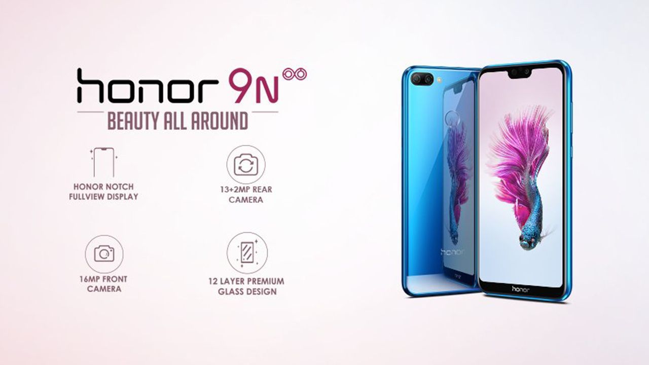 Honor 9N представлен в Индии, упакован с 5,84-дюймовым'Notch' display and a 16MP selfie camera