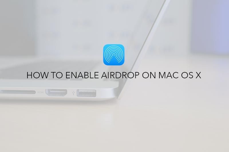 AirDrop - обмен файлами между Mac OS X и iOS (Macbook и iPhone или iPad)
