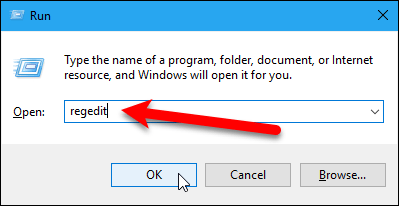 Откройте редактор реестра, чтобы удалить ключи реестра