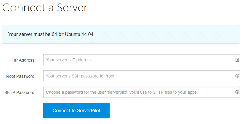 установить Serverpilot