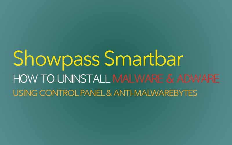 Не удалить вредоносное ПО Showpass Smartbar? - Инструкция по удалению на Windows7, Windows8
