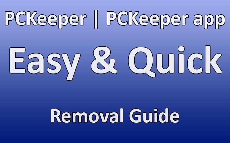 Удалить приложение PCKeeper & PCKeeper - Руководство по удалению PCKeeper в Windows