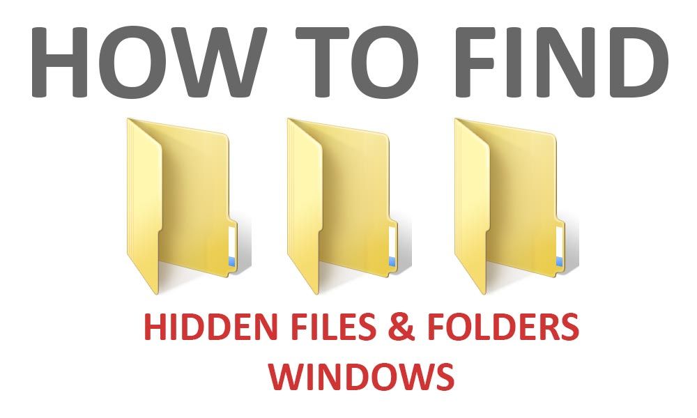 Как найти скрытые файлы в Windows 10, 8, 7, Vista