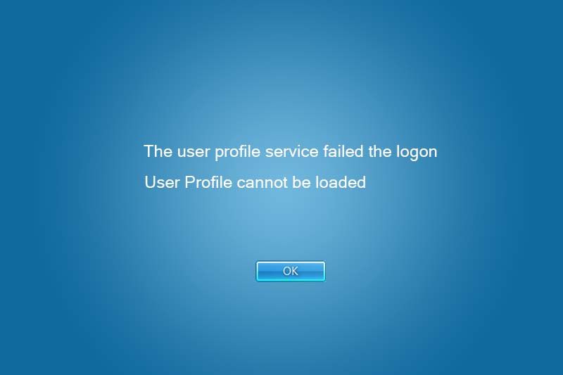 Исправлено: Windows 7 и 8 - сообщение об ошибке «Служба профилей пользователей не удалось войти»