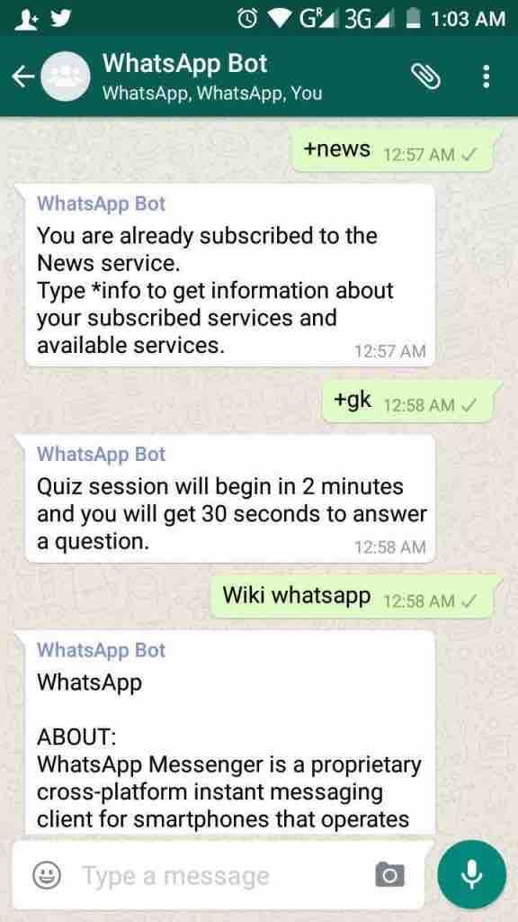 Как использовать WhatsApp в качестве поисковой системы и Википедии, активировав бот WhatsApp
