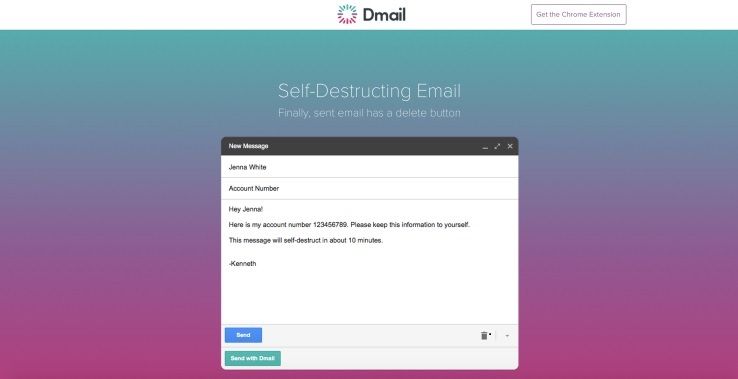 Самоуничтожение-почта-DMail