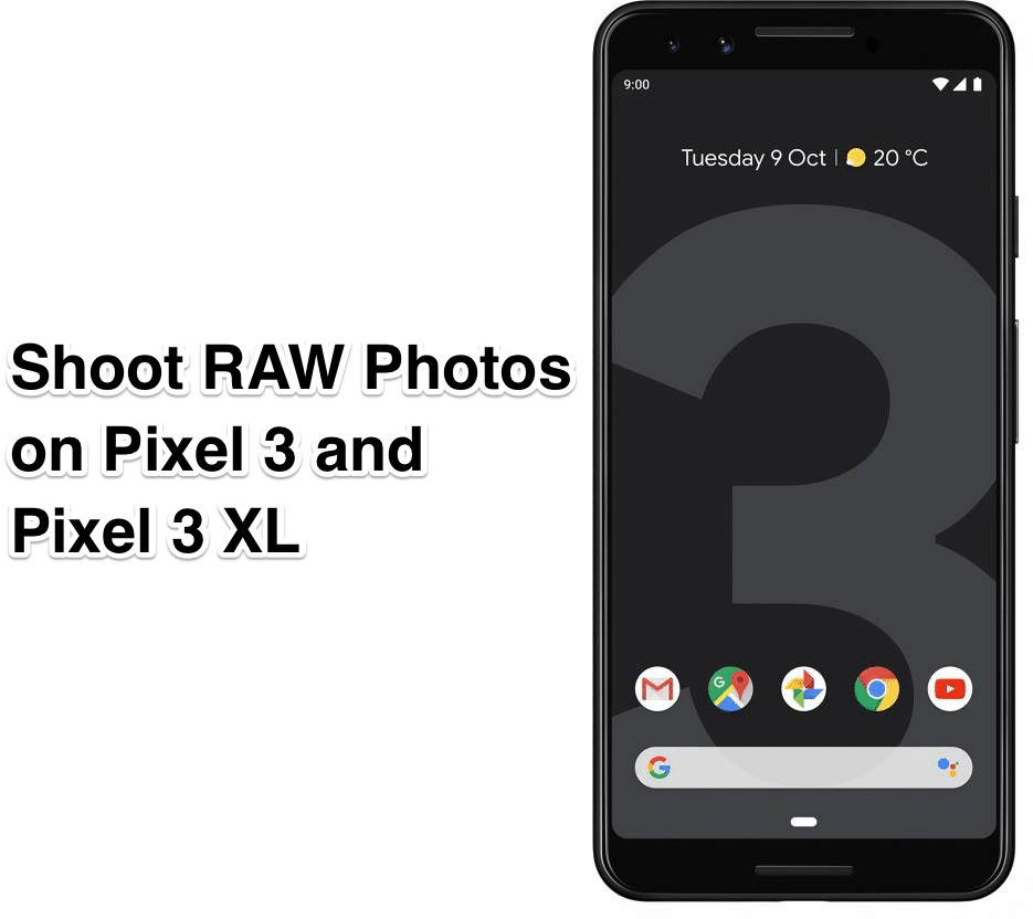 Снимайте RAW фотографии на Pixel 3