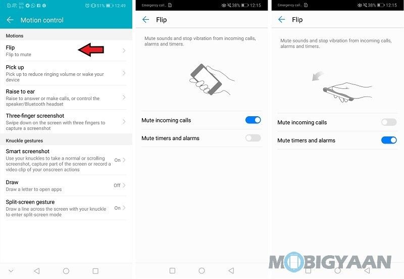 Honor-10-Top-Features-and-Tricks-Flip-to-Mute 