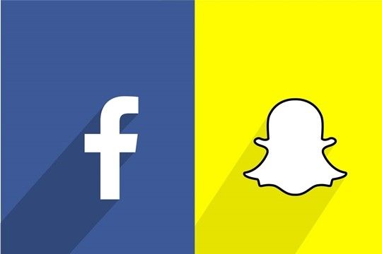 Facebook-and-Snapchat 