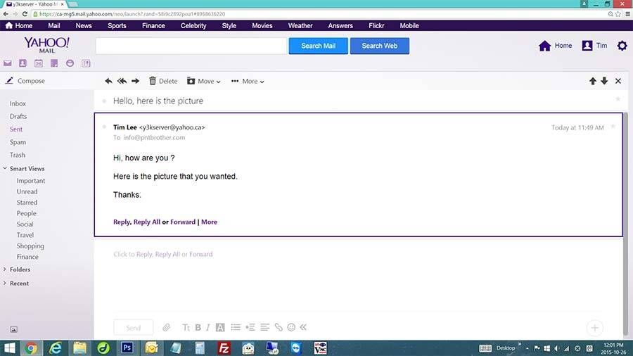Как прикрепить файлы электронной почты Yahoo - картинки, документы, видео