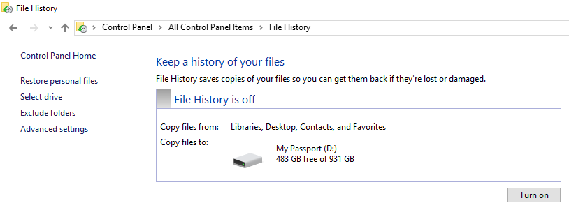 История файлов Windows FH4