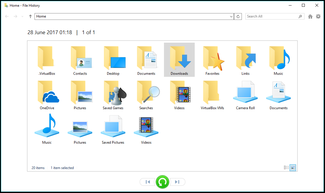 История файлов Windows FH6