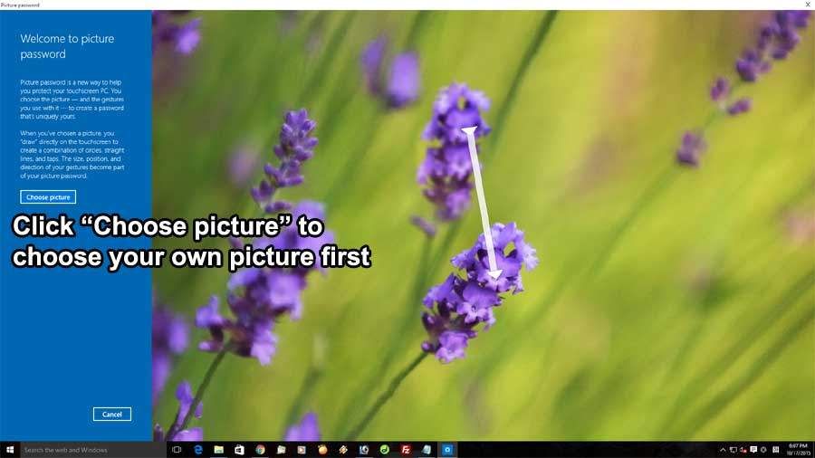 Как создать пароль к картинке в Windows 10 (войдите с паролем к картинке)