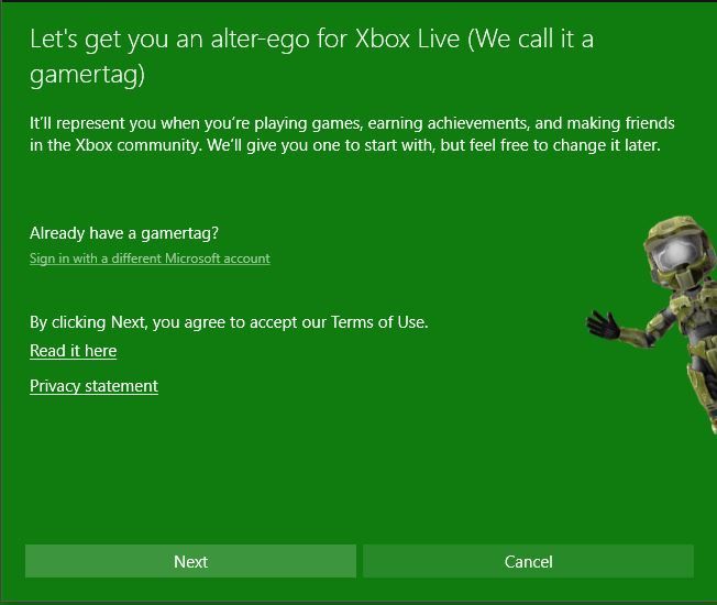 Xbox настроил Windows 10