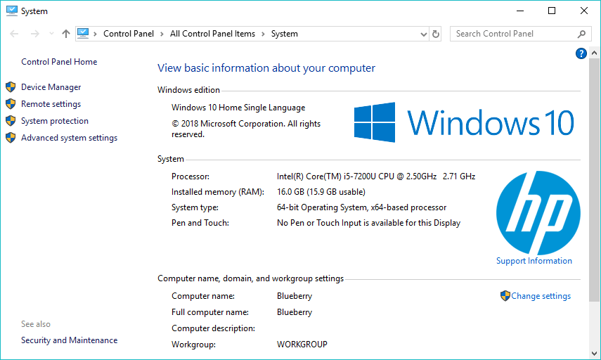 Какая версия Windows у меня есть 1