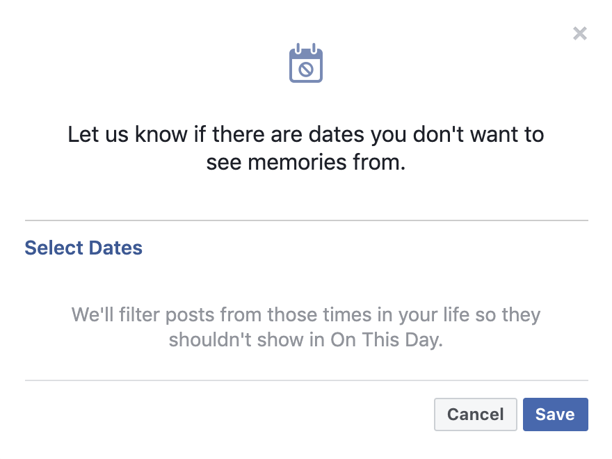Даты Фейсбука
