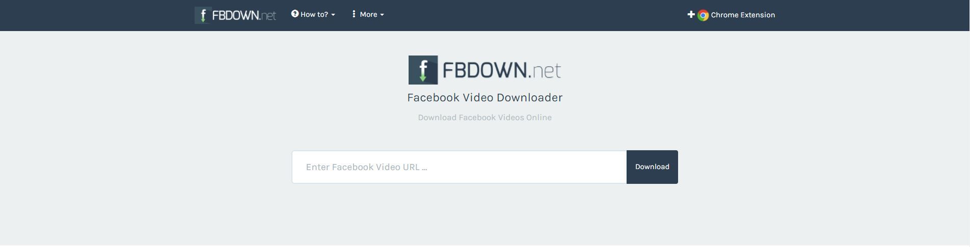 FBDown3 Скачать Facebook видео