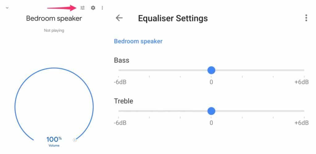 Настройка Google Home Equalizer