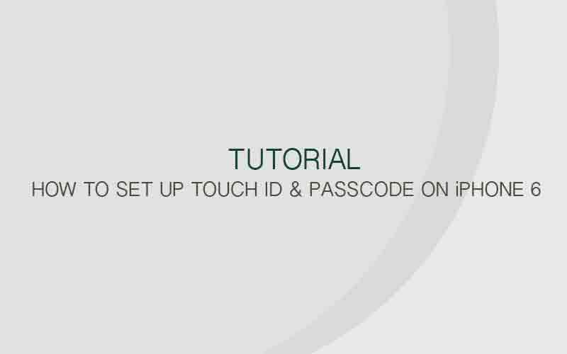 Настройка Touch ID и пароля (отпечатка пальца) на iPhone 6 & 6 Plus, iPad Air и iPad Mini