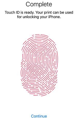 настройка отпечатков пальцев Touch ID и пароля на iPhone 6, Plus, iPad Air, iPad Mini