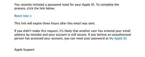 сбросить Apple Store ID и пароль