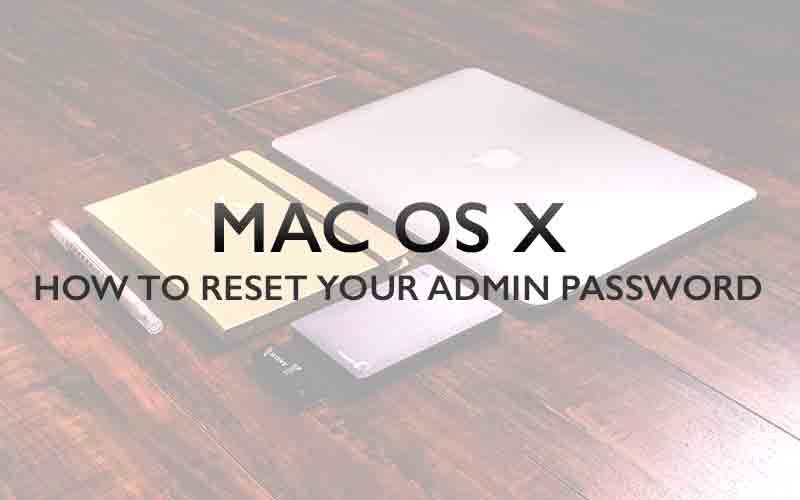 Сброс пароля администратора в Mac OS X с помощью терминала