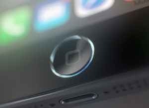 сканер отпечатка пальцев кнопки iphone 5s и металлическое кольцо