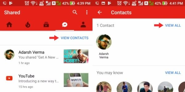 поделиться YouTube