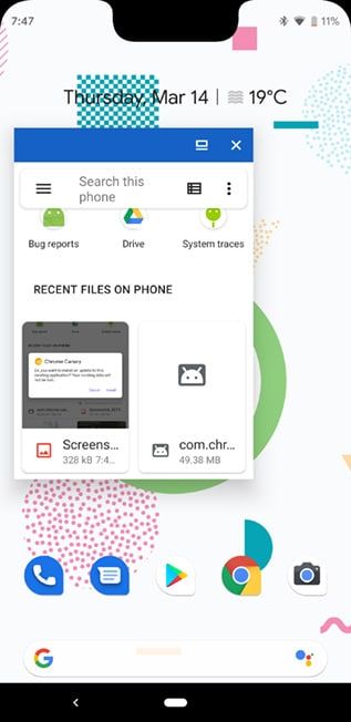 Android Q Freeform