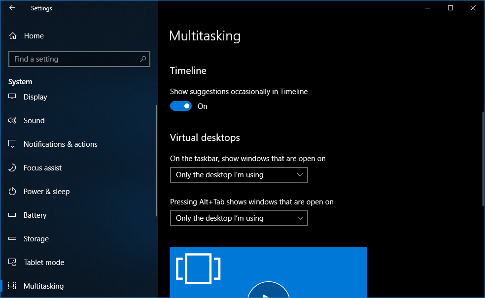 Как использовать Windows 10 Timeline 7 Отключить временную шкалу