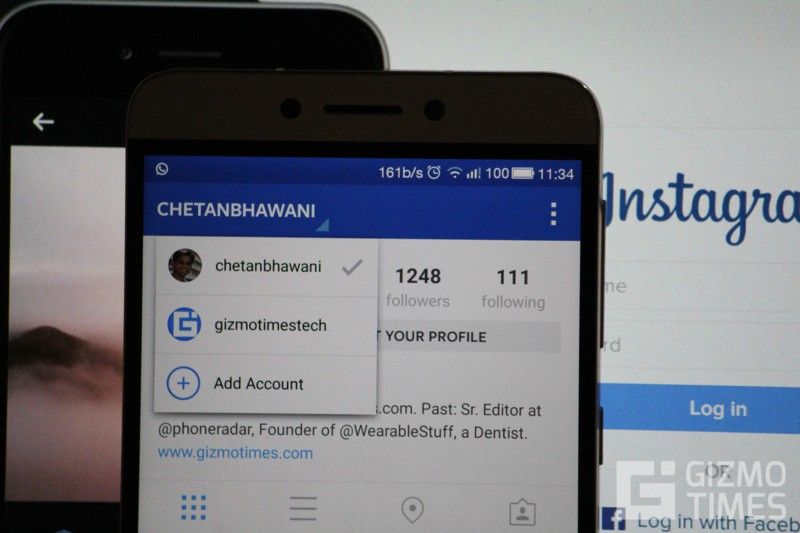 Как добавить и переключить несколько учетных записей в Instagram для Android