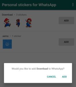 WhatsApp Наклейки