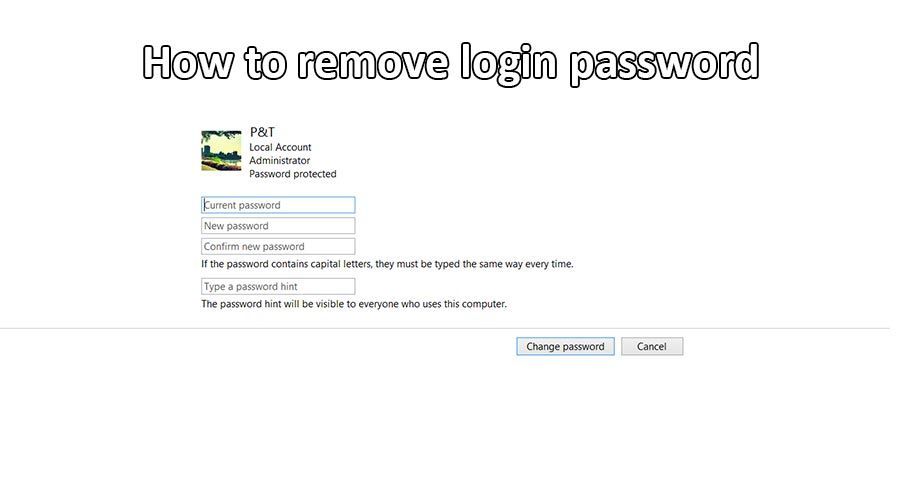 Как удалить пароль для входа в Windows 8.1 и 8