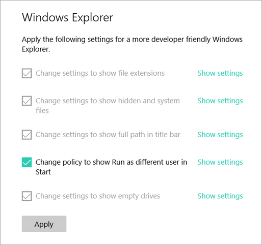 Windows 10 режим разработчика 2