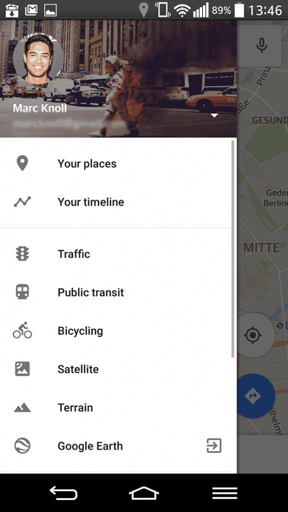 Google-карта, график-приложение